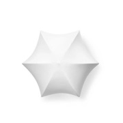 ferm LIVING - Poem wandlamp, Ø 58 cm, staal, vlies, wit