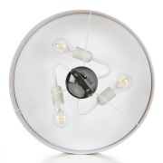 Paulmann - Liska Plafondlamp Hout/Metal