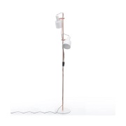 Paulmann - Haldar Vloerlamp Wit/Copper