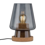 Paulmann - Iben Tafellamp Smoke/Cork