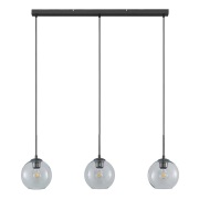 Lindby - Firano 3 hanglamp Clear/Metal