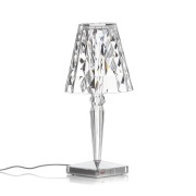 Kartell - Big Battery Taffellamp Crystal