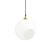 DESIGN BY US - Ballroom XL hanglamp, wit, Ø 32 cm, glas