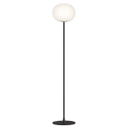 FLOS - Glo-Ball F2 Vloerlamp Matt Black/Opal
