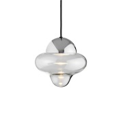DESIGN BY US - Nutty hanglamp Clear/Chrome
