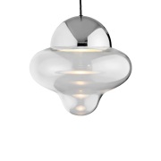 DESIGN BY US - Nutty XL Hanglamp Clear/Chrome