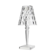 Kartell - Big Battery Portable Taffellamp IP54 Crystal