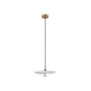 Lindby - Annira Hanglamp Wit/Geel Koper