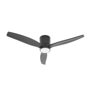 Lucande - Sorin LED buitenplafondventilator zwart