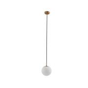 Lucande - Bidolo Hanglamp IP44 Geel Koper