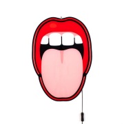 SELETTI - Blow Tongue LED Wandlamp