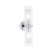 Paulmann - Luena 2 Wandlamp IP44 Dim. Chroom/Clear