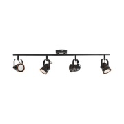 Lindby - Leonor Plafondlamp Black/Gold
