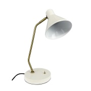 Dyberg Larsen - Sleep Tafellamp Shiny White/Antique Brass DybergLarsen