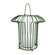 Dyberg Larsen - Basket Outdoor Lantern Green DybergLarsen