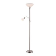 Lindby - Elaina Vloerlamp Nickel/White