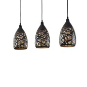 Lindby - Marcello 3 Hanglamp Black/Gold