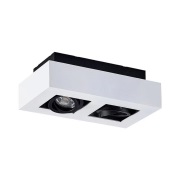 Arcchio - Vince 2 Plafondlamp White/Black