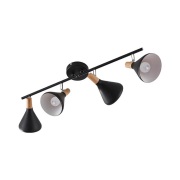 Lindby - Arina 4 Plafondlamp Black