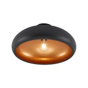 Lindby - Gerwina Plafondlamp Black/Gold