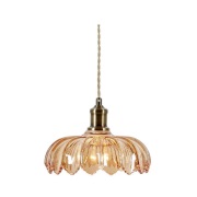 Markslöjd - Kurage Hanglamp Antique Brass/Amber