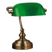 Markslöjd - Bankers Tafellamp 25 cm Oxide/Green