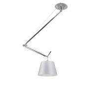 Artemide - Tolomeo Decentrata Hanglamp Ø360 Grijs Satijn