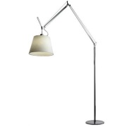 Artemide - Tolomeo Mega vloerlamp dimbaar, Ø32, beige/aluminium