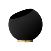 AYTM - Globe Pot Ø43xH37,4 Black/Gold