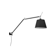 Artemide - Tolomeo Mega wandlamp m/schakelaar Ø420 zwart