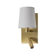 Lindby - Aiden Wandlamp White/Brass