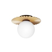Nuura Aps - Liila Muuse plafondlamp, goud/opaal, Ø 20 cm, IP44 Nuura