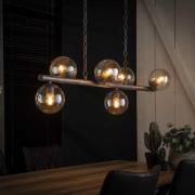 Vico Tower - hanglamp - 112 x 32 x 150 cm - oud zilver