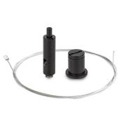 KLUS RD-1 - bevestigingsset inclusief kabel 150cm - zwart
