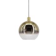 Artdelight Rosario - hanglamp - Ø 30 x 150 cm - gerookt goud