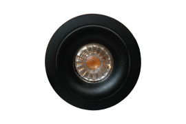 Artdelight Alice - inbouwspot - Ø 90 mm, Ø 83 mm inbouwmaat - zwart