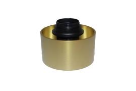 Artdelight Rosario - lamphouder voor PL 202 - Ø10,5 x 9,5 cm - goud