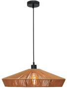 Lucide Yunkai - hanglamp - Ø 50 x 145 cm - rotan