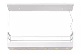 Lucide Miravelle - hanglamp - 110 x 22 x 160 cm - wit