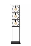 Lucide Suus - vloerlamp - 34 x 24 x 145 cm - zwart