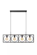 Lucide Suus - hanglamp - 107,8 x 23,5 x 160 cm - zwart