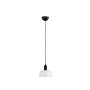 Faro Tatawin - hanglamp - Ø 18,4 x 108,1 cm - zwart/melkglas