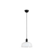 Faro Tatawin - hanglamp - Ø 25 x 111,5 cm - zwart/melkglas