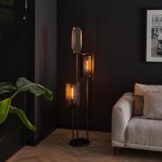 Vico Wilder 3L - vloerlamp - 42 x 42 x 170 cm - artic zwart
