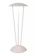 Lucide Renee - oplaadbare tafellamp - Ø 12,3 x 31 cm - 2,2W dim to war...