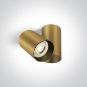 ONE Light Duplo - opbouwspot - 11,6 x 5,8 x 9,5 cm - goud