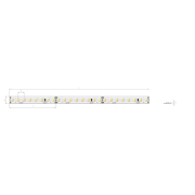 KLUS LED strip - 1cm breed, 500cm lengte - 24Vdc - dimbaar - 24W LED p...