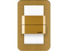 Skoff Duo Salsa - inbouw wandverlichting - 73 x 113 mm - 1,6W LED incl...