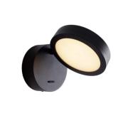 Maxlight Ibiza - opbouw wandlamp met schakelaar - Ø 9 x 16 cm - 6W LED...
