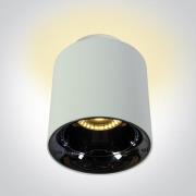 ONE Light Backlight Cylinder - plafondlamp - Ø 11,5 x 13 cm - 26W + 2W...